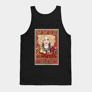 Mens Womens Singer Vintage Tank Top